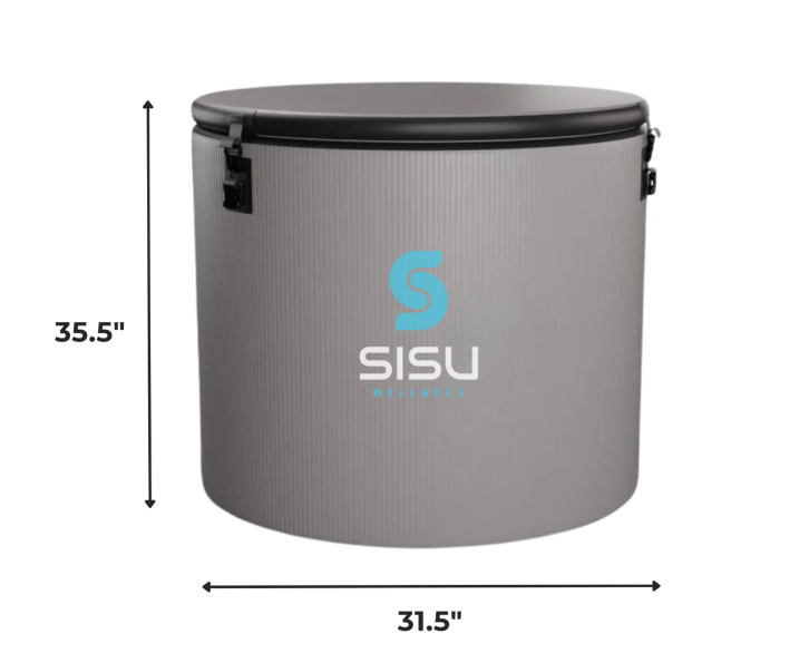 SISU - The KEMI Barrel "Lite" Cold Plunge in Gray