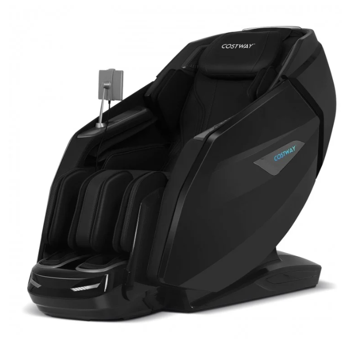 Demo unit -2025 Model-Costway- Kenzo-Premium 4D+3D Dual Roller System Hybrid Flex Track Zero Gravity Full Body Massage Chair w/ Heart Rate Monitor,Fragrance Therapy, Waist & Calf Heater, Calves & Foot Rollers, Thai Stretch, Voice Control - Relaxacare