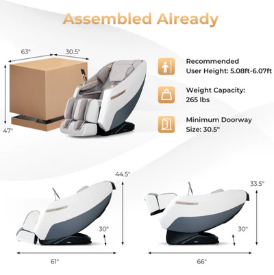 Cyber Monday Combo Deal – Costway 3-4 Person Full Spectrum Low EMF Sauna with Red Light & Himalayan Salt Bar + Costway JL10029WL Zero Gravity SL-Track Massage Chair with Heat + NeuroVizr Brain Training Device + Pulsetto Vagus Nerve Stimulator