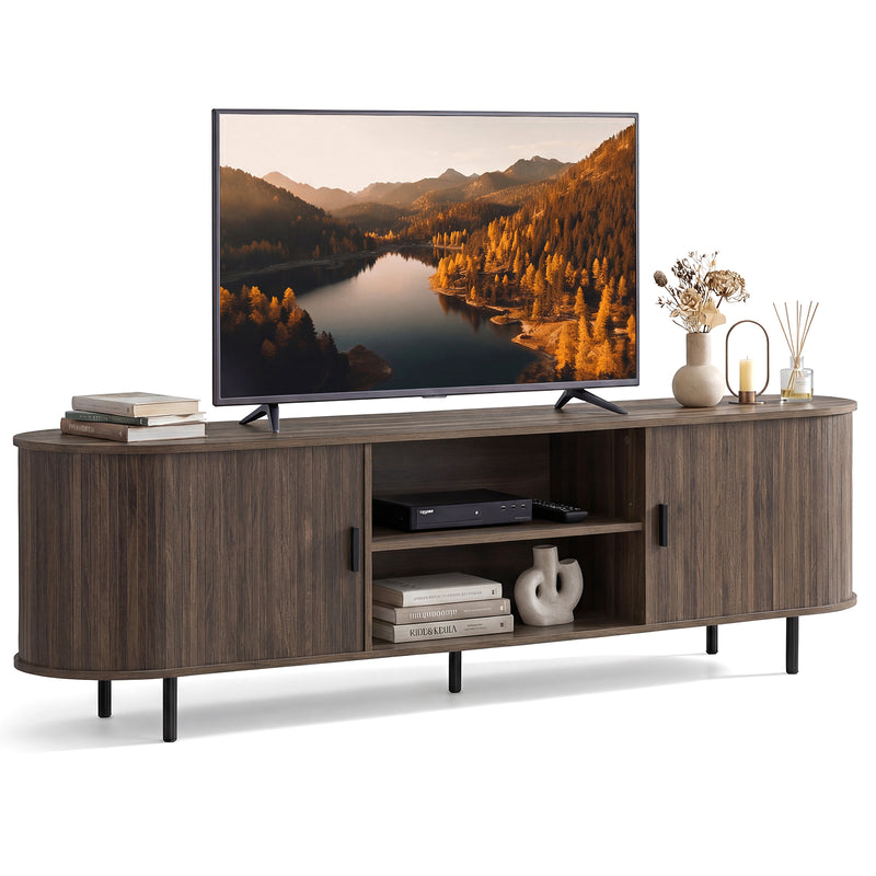 800 Inch Tv TV Stand for 80 Inch TVs Mid Century Modern Entertainment Center with