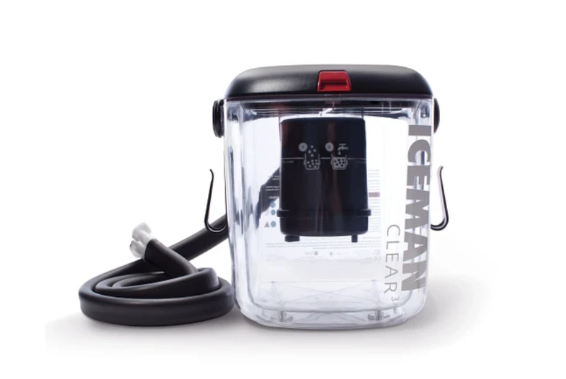 Mega Sale- Donjoy ICEMAN CLEAR CUBE COLD THERAPY SYSTEM for Rehabilitation, special Knee and Shoulder Wrap Pain Management.