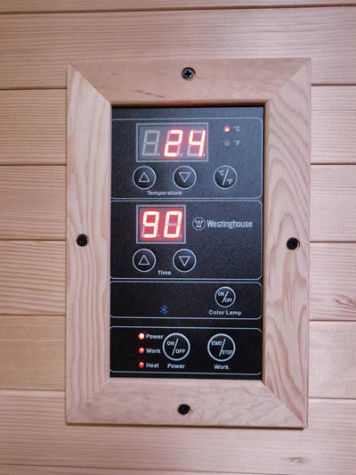 Pre Order-New 2024 Model-Westinghouse WES43-2100 Corner 2 Person Infrared Sauna