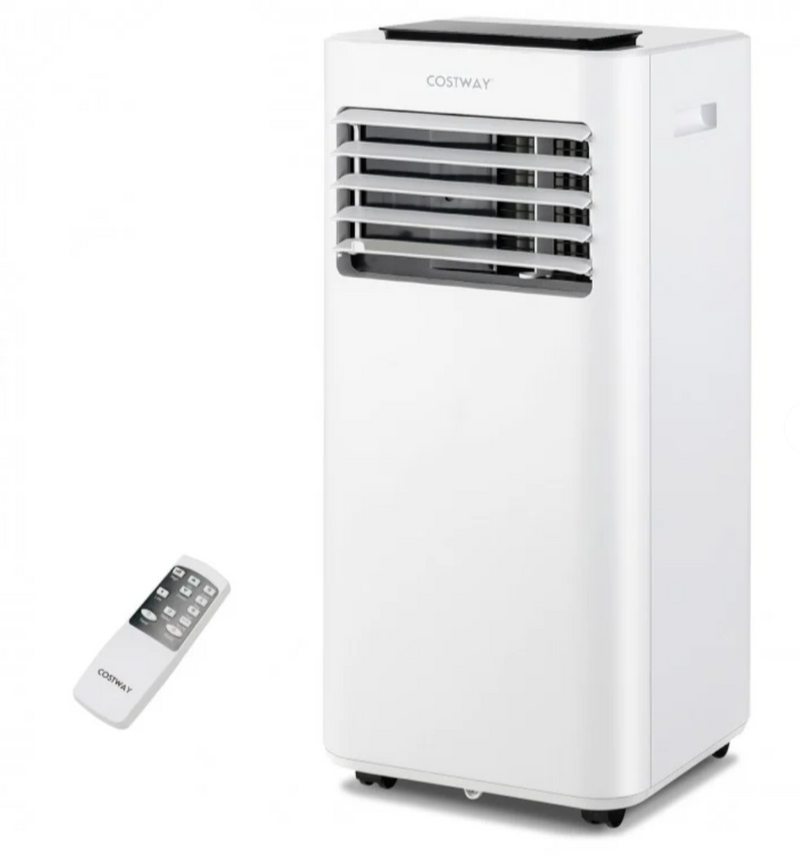 *8000/10000 BTU(Ashrae) Portable Air Conditioner with Remote Control - 10000 BTU