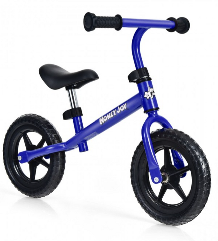 *Kids No Pedal Balance Bike Adjustable Ages 30 Months to 5 Years - Blue - Relaxacare