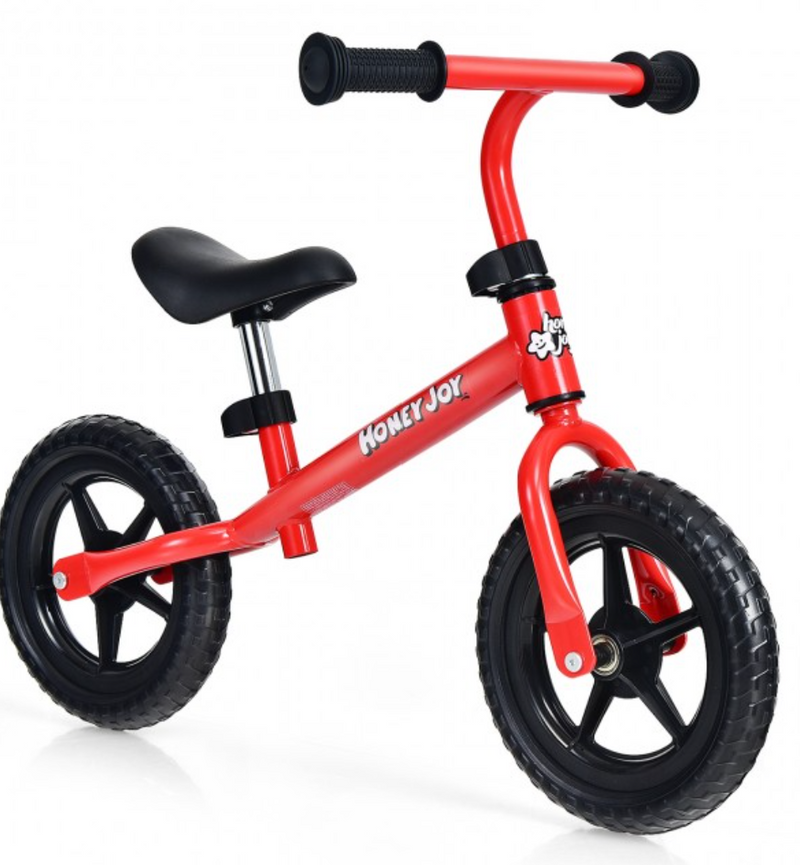 *Kids No Pedal Balance Bike Adjustable Ages 30 Months to 5 Years - Red
