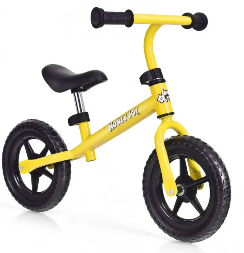 *Kids No Pedal Balance Bike Adjustable Ages 30 Months to 5 Years - Yellow