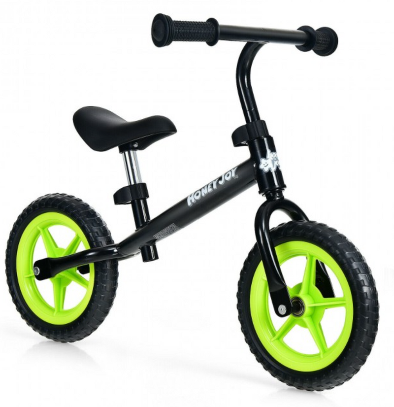*Kids No Pedal Balance Bike Adjustable Ages 30 Months to 5 Years - Black