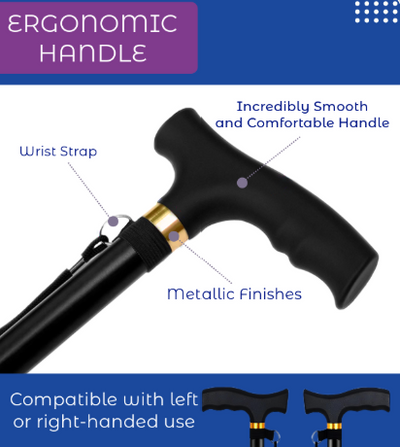 MOBB* Folding Cane Black