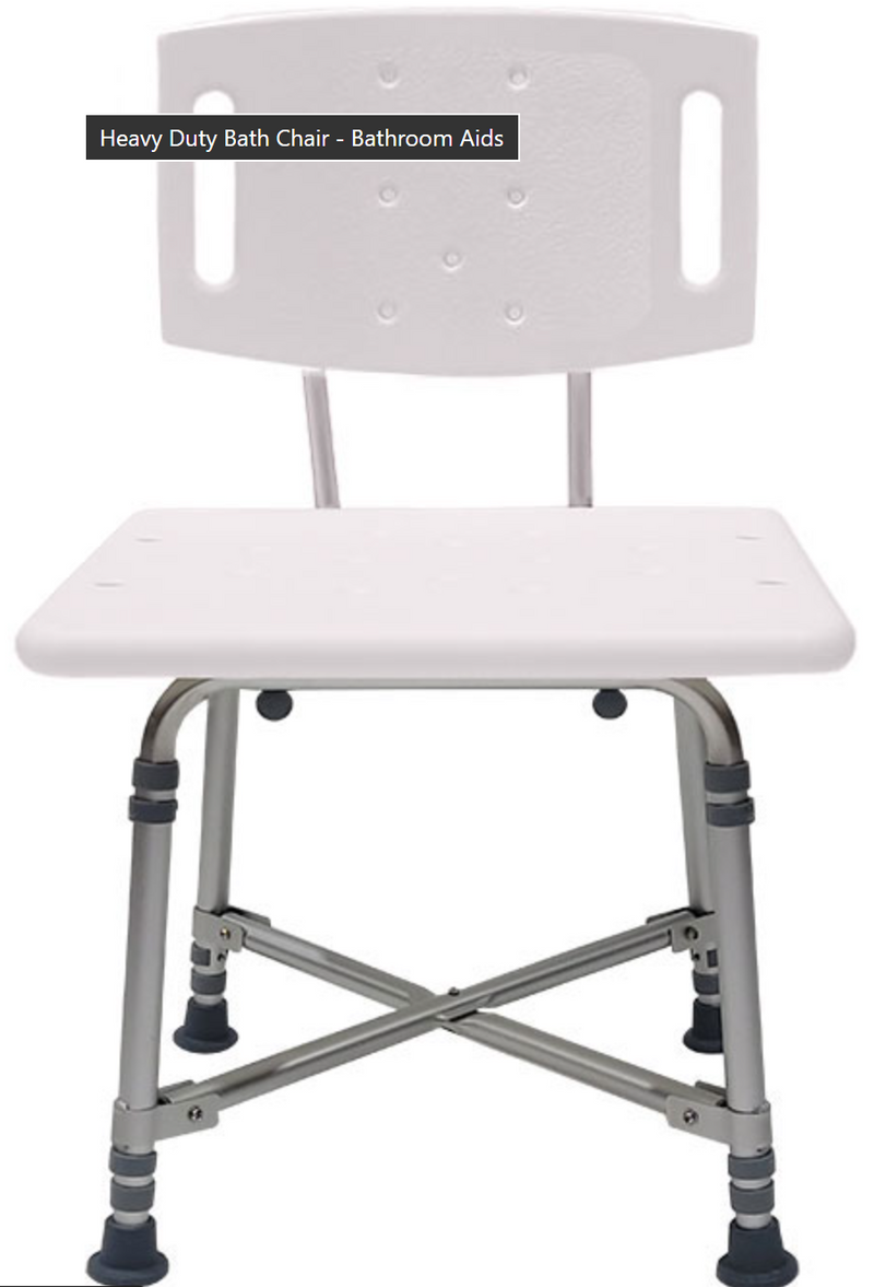 MOBB* Heavy Duty Bath Chair with Back