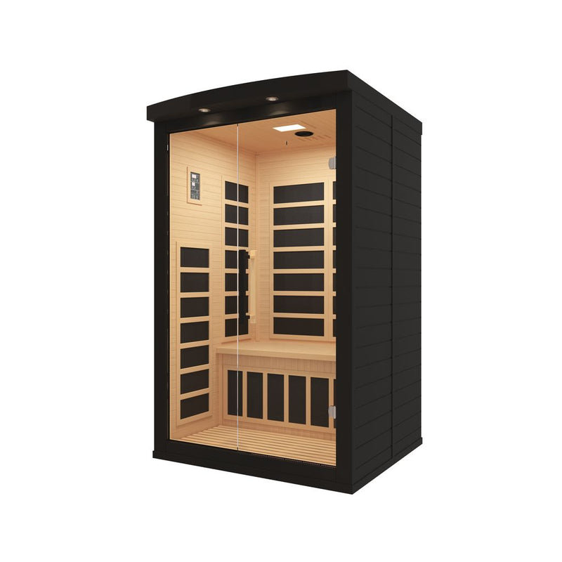 PREORDER OCTOBER 2025 *NEW 2025 Model* Icomfort 2 person Low EMF Infrared Sauna IC43-1830-Black