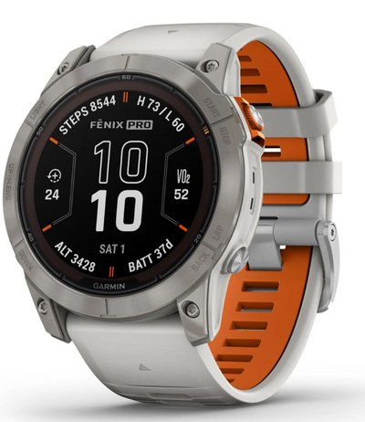 **Garmin - Fenix 7x Pro - Sapphire Solar Edition Smart Watch