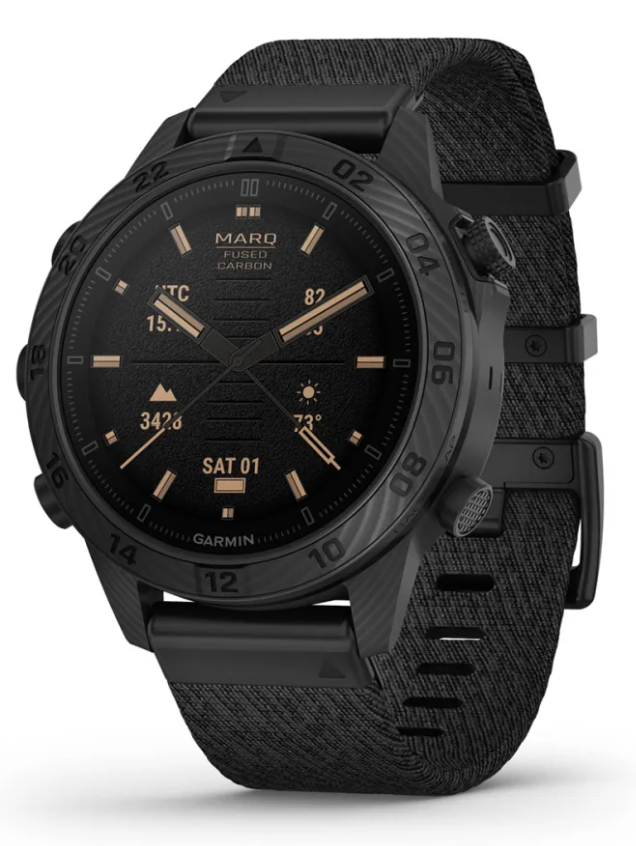 **Garmin - MARQ Comander (Gen 2) Carbon Edition - Fused Carbon Fibre Smart Watch