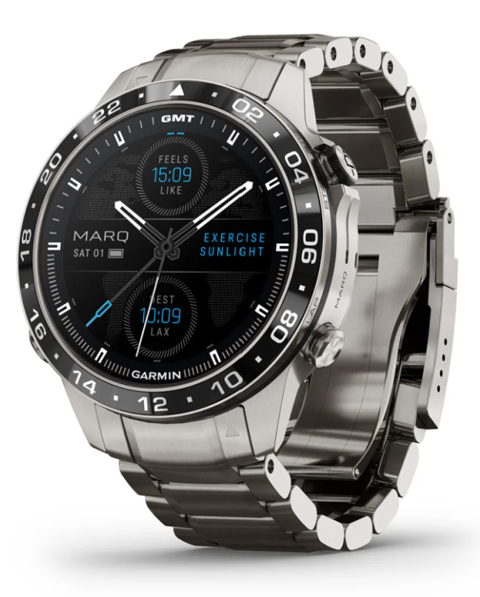 **Garmin - MARQ (Gen 2) - Grade 5 Titanium Smart Watch