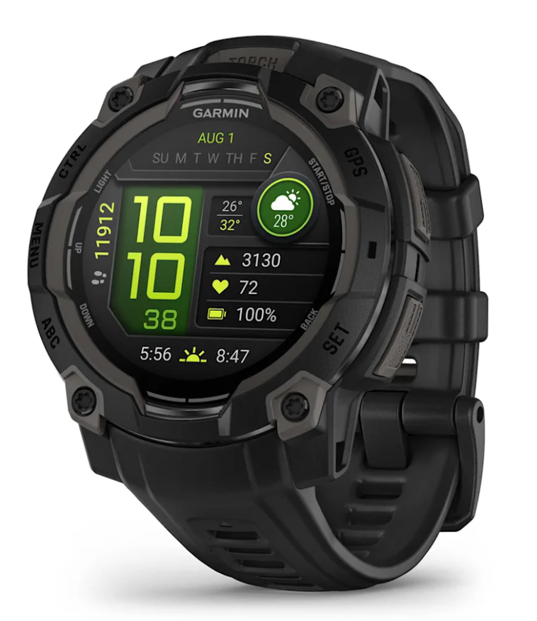 **Garmin - Instinct 3 - 45mm AMOLED Smart Watch