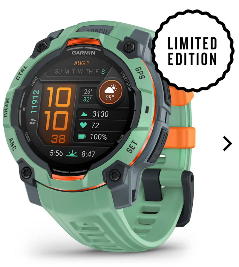 **Garmin - Instinct 3 - 45mm AMOLED Smart Watch