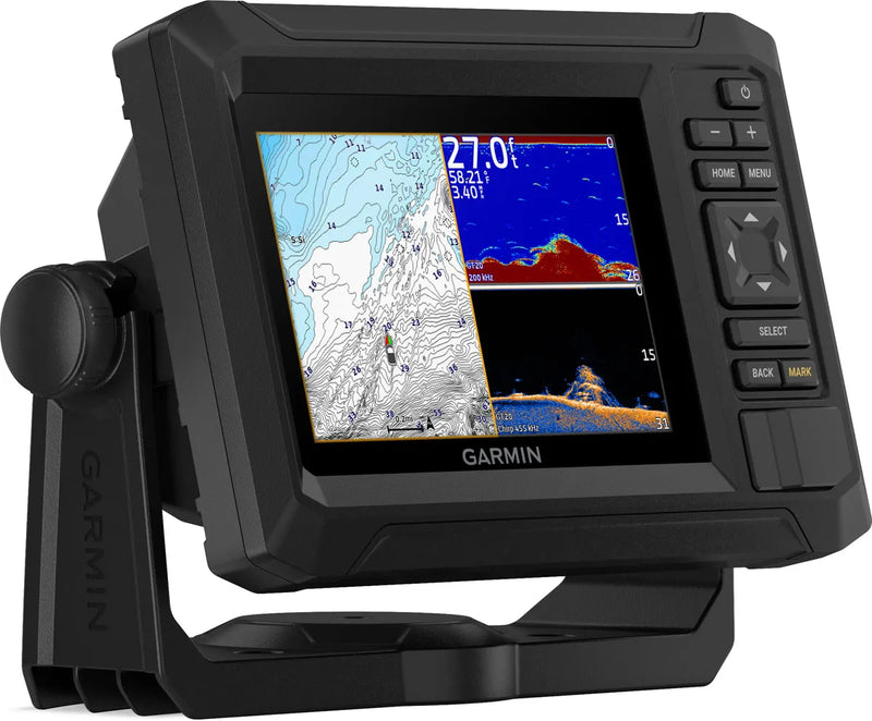 *Garmin - Echomap UHD2 55cv Fishfinder with Chart Plotter with GT20-TM Transducer and Navionics+ Canada and Alaska Mapping