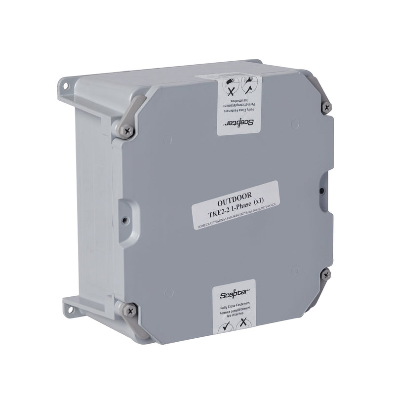 VBKTKE2 - Outdoor Relay Contactor Box with Homecraft Sauna Control
