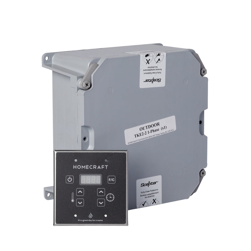 VBKTKE2 - Outdoor Relay Contactor Box with Homecraft Sauna Control