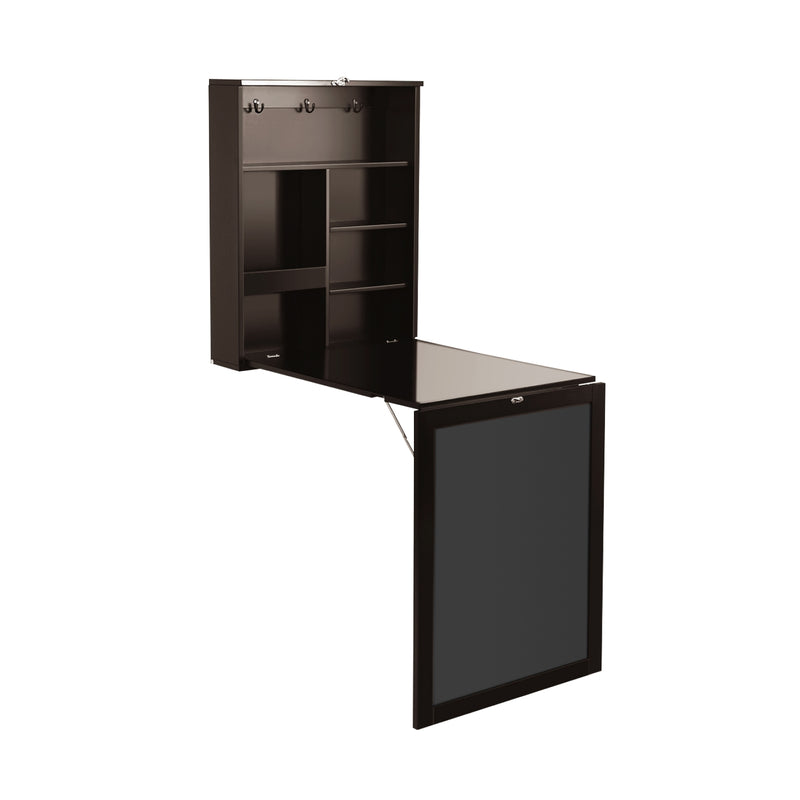 *Convertible Wall Mounted Table with A Chalkboard - Coffee