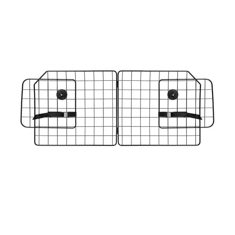 Folding Pet Divider Gate with 2 Straps and 2 Screw Caps for SUV