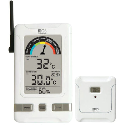 BIOS - Indoor/Outdoor Wireless Humidex Thermometer