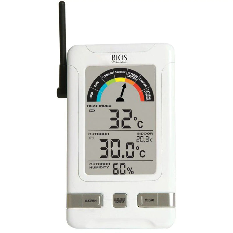 BIOS - Indoor/Outdoor Wireless Humidex Thermometer