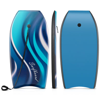 *33/37/41 Inches Lightweight Body Board Boogie Board with EPS Core XPE Deck HDPE Bottom - M