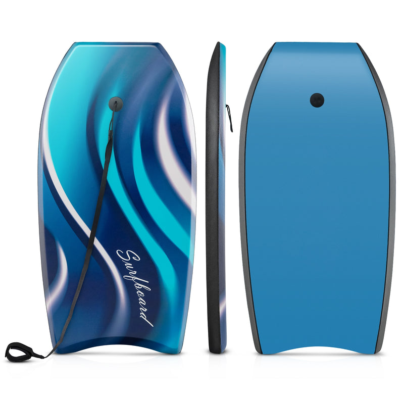 *33/37/41 Inches Lightweight Body Board Boogie Board with EPS Core XPE Deck HDPE Bottom - M