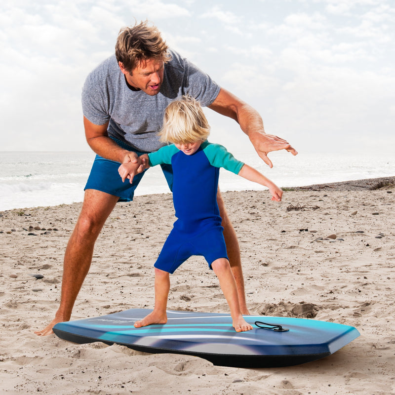 *33/37/41 Inches Lightweight Body Board Boogie Board with EPS Core XPE Deck HDPE Bottom - M