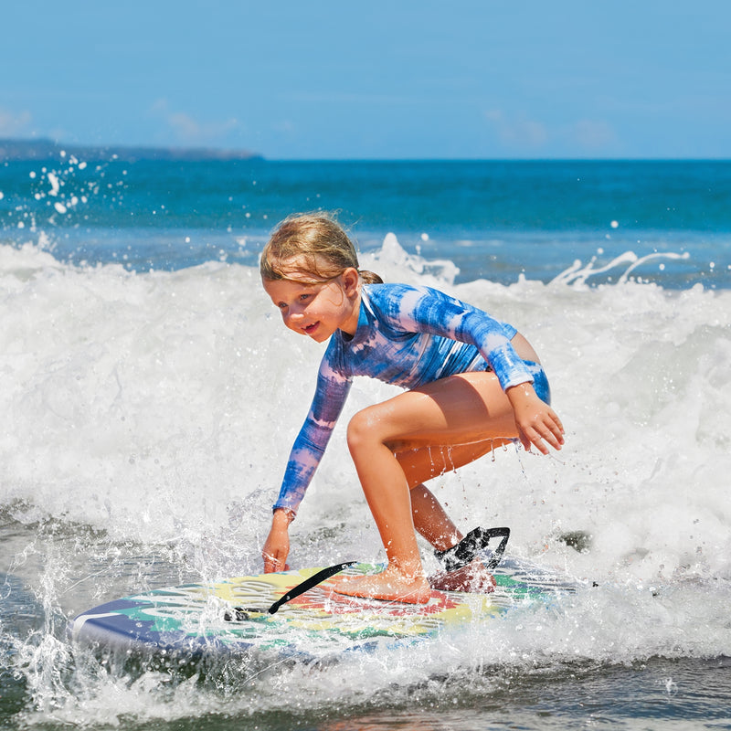 *33/37/41 Inches Lightweight Body Board Boogie Board with EPS Core XPE Deck HDPE Bottom Multicolor4 - M