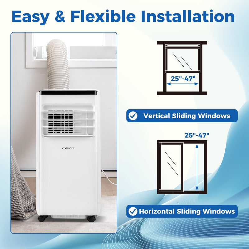 *10000 BTU Portable Air Conditioner with Remote Control Cools up to 350 Sq.Ft