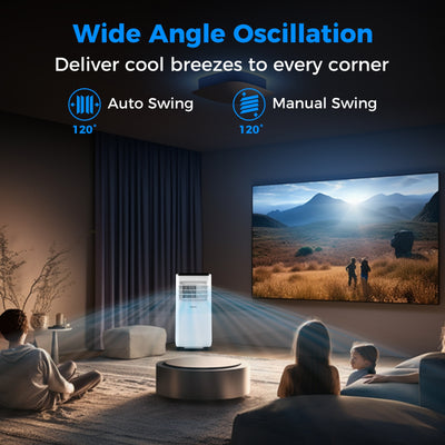 *10000 BTU Portable Air Conditioner with Remote Control Cools up to 350 Sq.Ft