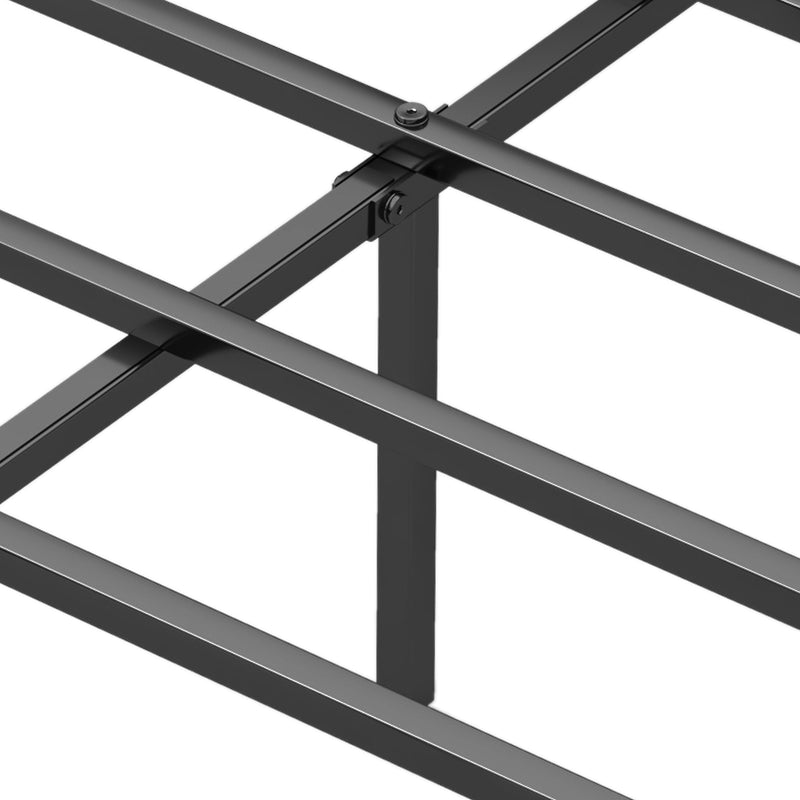 Full Size Platform Bed with Headboard and Metal Frame-Full Size