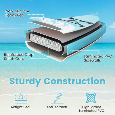 *10/11 Feet Inflatable Stand Up Paddle Board with Premium SUP Accessories - S