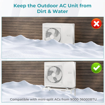 *Mini Split Ground Stand  for 9000-36000 BTU Ductless Air Conditioner