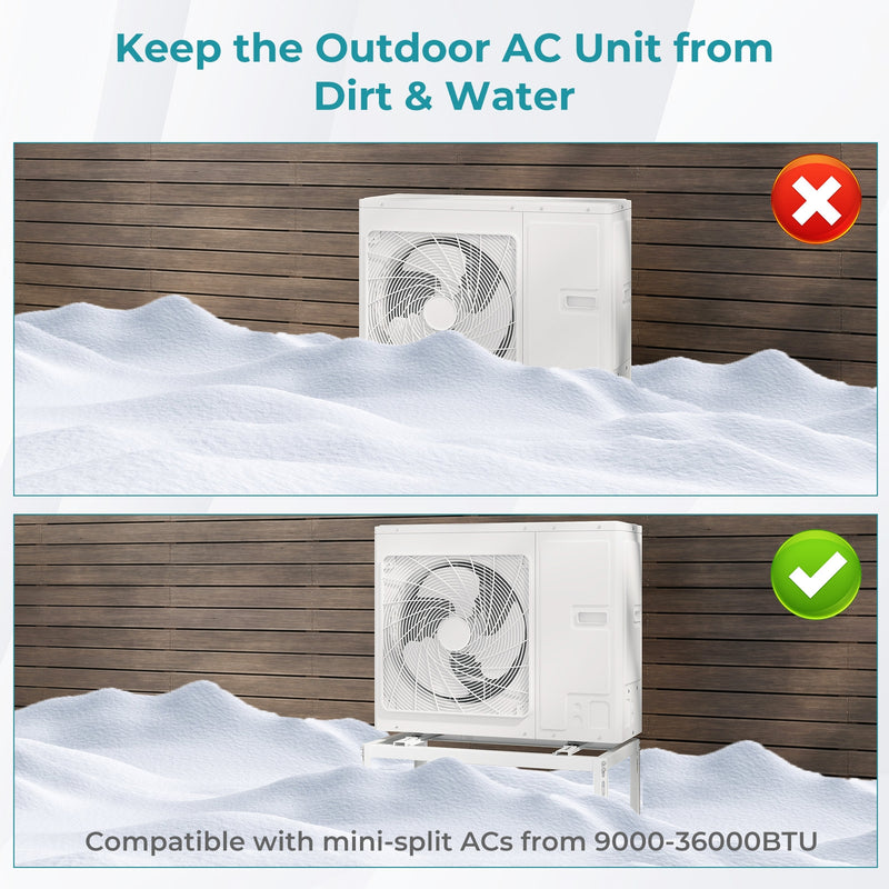 *Mini Split Ground Stand  for 9000-36000 BTU Ductless Air Conditioner