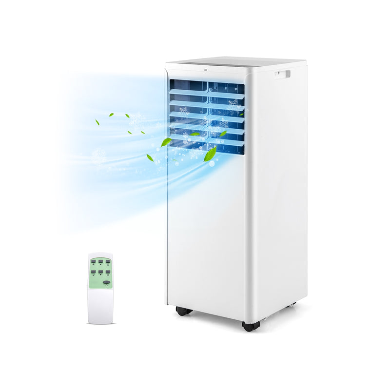 *4-in-1 8000 BTU Portable Air Conditioner with Fan and Dehumidifier