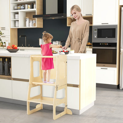 backordered - *7-in-1 Toddler Climbing Toy Connected Table and Chair Set for Boys and Girls Aged 3-14 Years Old - Multicolor
