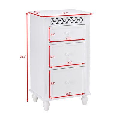 Bathroom Wood Collection Storage Organizer Floor Cabinet