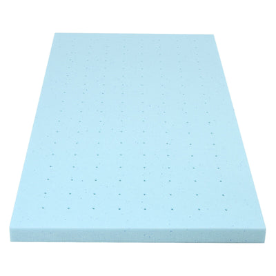 4 Inch Gel Injection Memory Foam Mattress Top Ventilated Mattress Double Bed-Twin Size