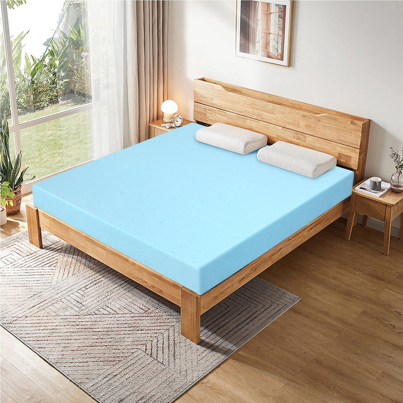 3 Inch Gel-Infused Cooling Bed Topper for All-Night Comfy-75 x 54 inch