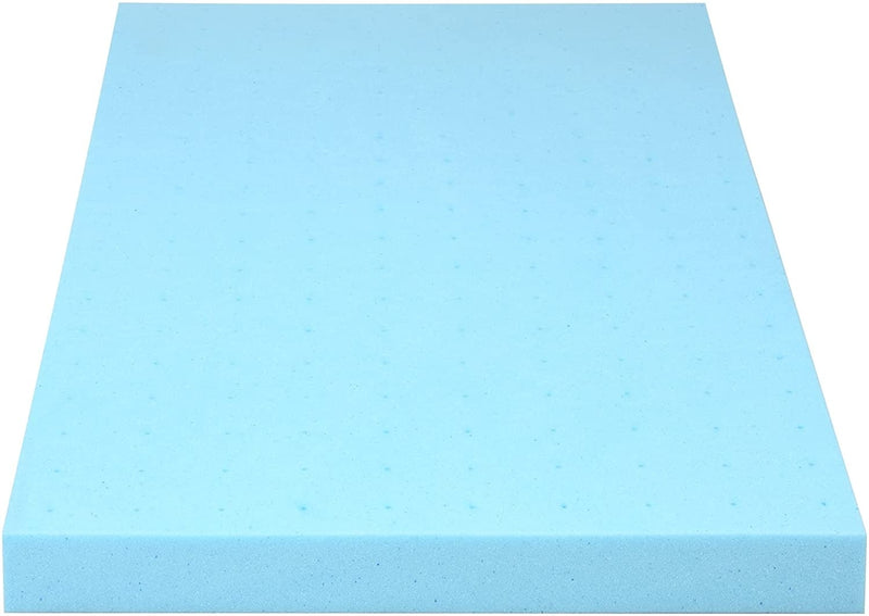 3 Inch Gel-Infused Cooling Bed Topper for All-Night Comfy-80 x 60 inch