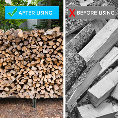 4 Feet/5 Feet/6 Feet/8 Feet Firewood Storage Log Rack-8 Feet