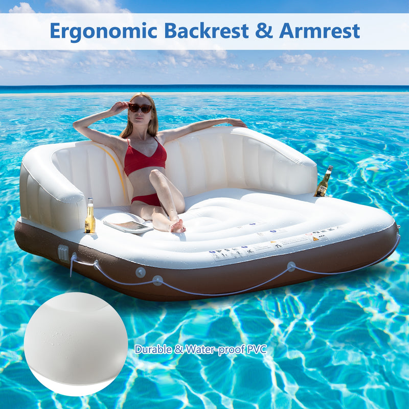 *Inflatable Float Lounge Swimming Raft for Pool