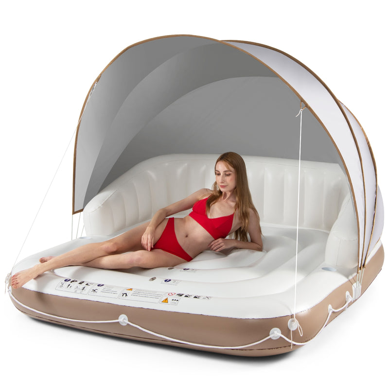 *Inflatable Float Lounge Swimming Raft for Pool