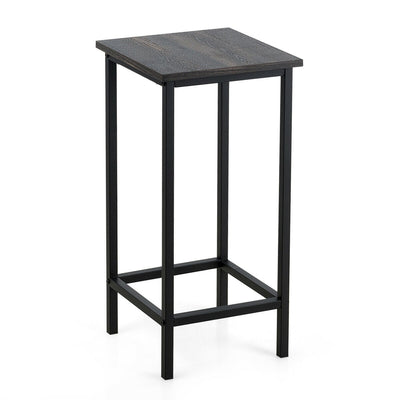 Set of 4 Bar Stools 24 Inch Counter Height Backless