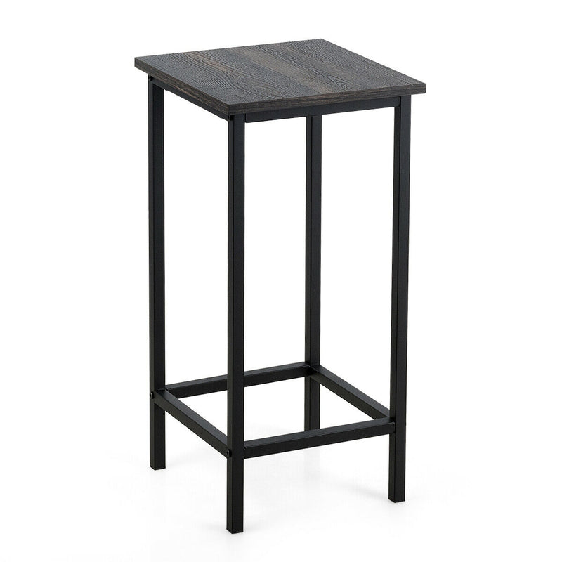Set of 4 Bar Stools 24 Inch Counter Height Backless