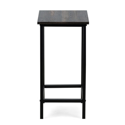 Set of 4 Bar Stools 24 Inch Counter Height Backless
