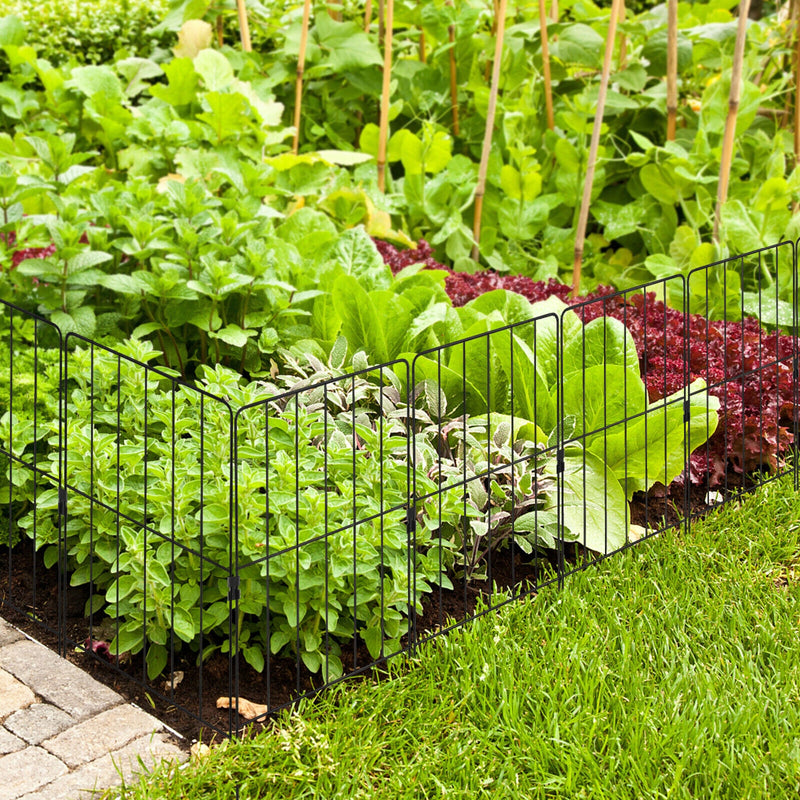 25 Pack Rustproof Decorative Garden Fence Set