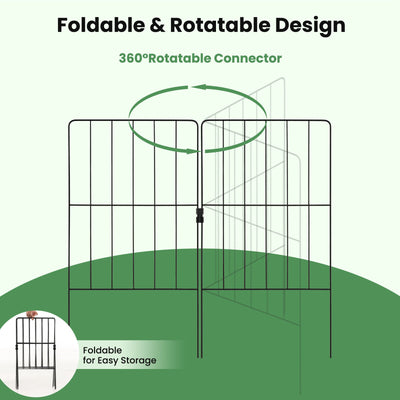 25 Pack Rustproof Decorative Garden Fence Set